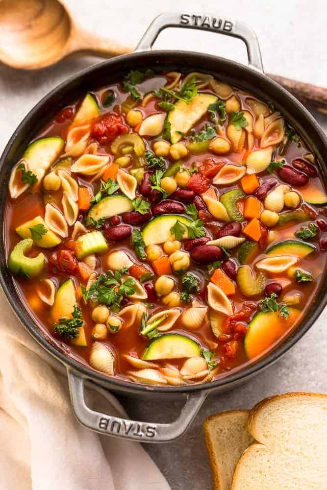 Soupe minestrone pour ajouter plus de légumes