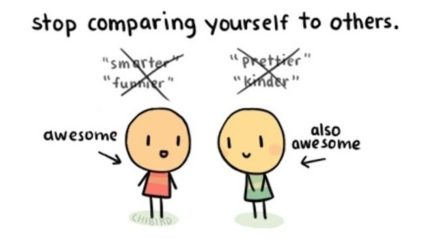 Arrête de te comparer